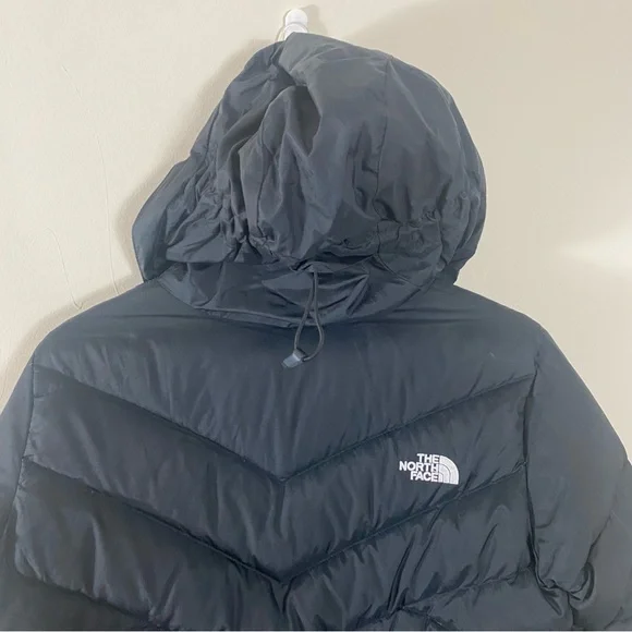 The North Face Down Filled Hooded Puffer Jacket Black - M - Picture 11 of 16